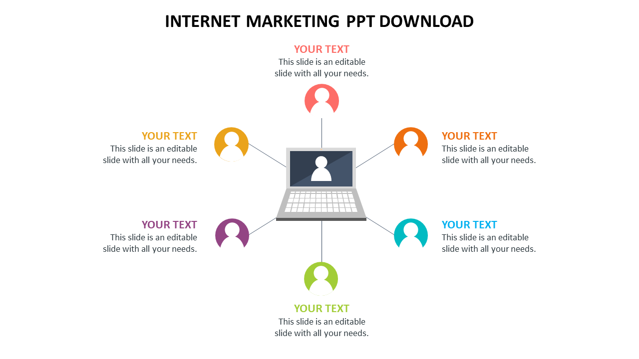 Internet Marketing PPT Template Download For Google Slides